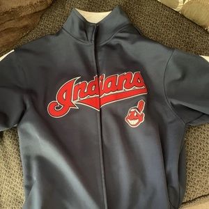 Cleveland Indians stitcher jacket size medium